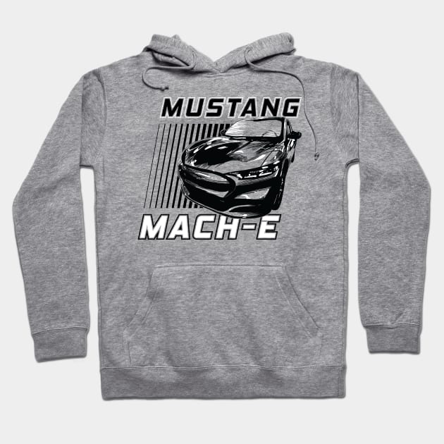 Ford Mustang All-Electric Mach-e Hoodie by zealology